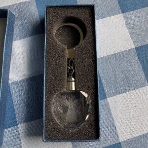 Fairy Crystal Heart Keychain - Unknown Brand